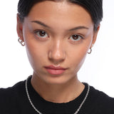 Jupiter hoops silver